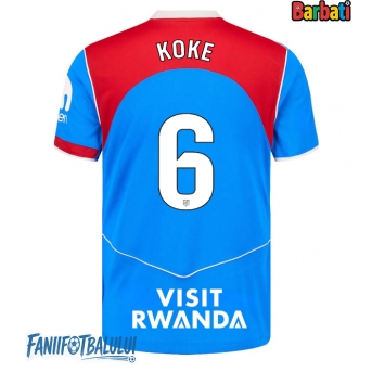 Atletico Madrid Koke #6 Tricou Fotbal Replică 2025-26 Barbati Treilea